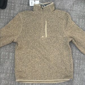 FIGS ON SHIFT 1/2 ZIP SWEATER KNIT M